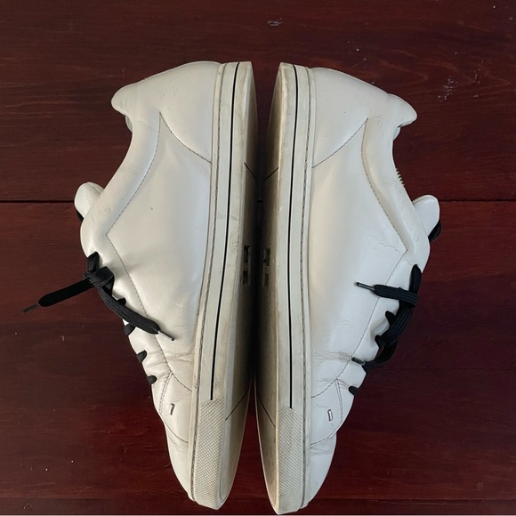 Fendi Lightning Bolt Low White Sneakers size UK8.5 - Picture 6 of 7
